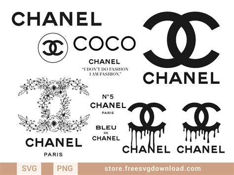 free coco chanel bottle svg
